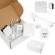 Travel Abroad Charging Gift Set – Custom Logo Power Bank, 100W Cable & Travel Adapter