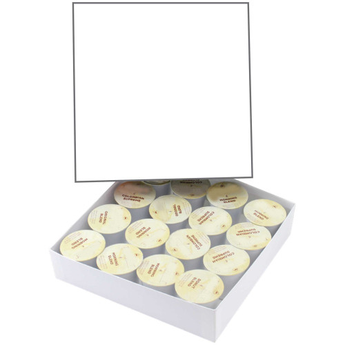 Custom Hot Chocolate Gift Box – 16 Single Serve Pods in a Full Color Logo Box