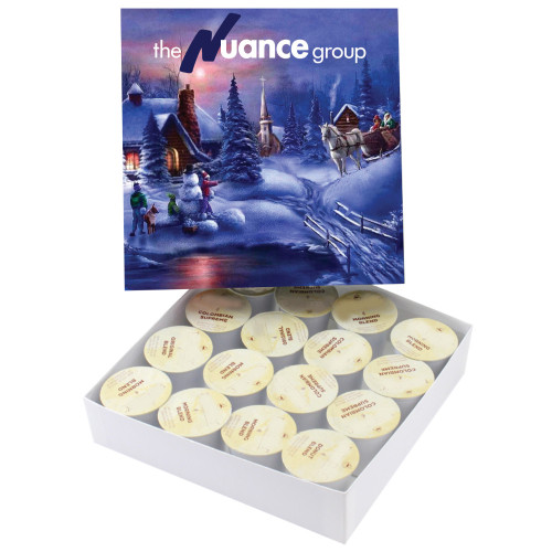 Custom Hot Chocolate Gift Box – 16 Single Serve Pods in a Full Color Logo Box
