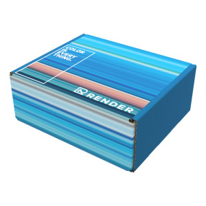 6" x 5" x 2.25" Custom Printed Mailer Box – Full Color Logo Shipping Box