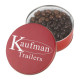 Collector Gift Tin – Large Custom Logo Tin with Peppermint Bark, Toffee or Truffles Collector Gift Tin – Large Custom Logo Tin with Peppermint Bark, Toffee or Truffles