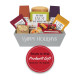 Gourmet Gathering Gift Tray – Custom Logo Tray & Engraved Wood Board with Snacks