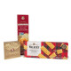 Gourmet Gathering Gift Tray – Custom Logo Tray & Engraved Wood Board with Snacks