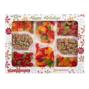 Custom Candy Charcuterie Tray – Full Color Logo Gift Box with Gummies & Sweet Treats