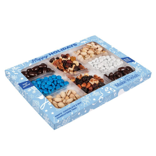 Custom Candy Charcuterie Tray – Full Color Logo Gift Box with Gummies & Sweet Treats