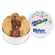 Classic Cookie Combo Gift Tin – 18 or 36 Gourmet Cookies with Full Color Logo Lid