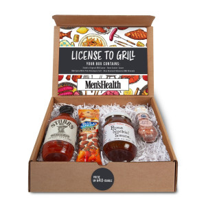 License to Grill BBQ Gourmet Kit – Stubb's & Bone Suckin' Sauce, Himalayan Salt & BBQ Almonds License to Grill BBQ Gourmet Kit – Stubb's & Bone Suckin' Sauce, Himalayan Salt & BBQ Almonds