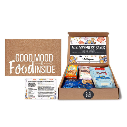 For Goodness Bakes Baking Gift Kit – Ghirardelli Chips, Bob's Red Mill Flour & Brown Sugar Cubes