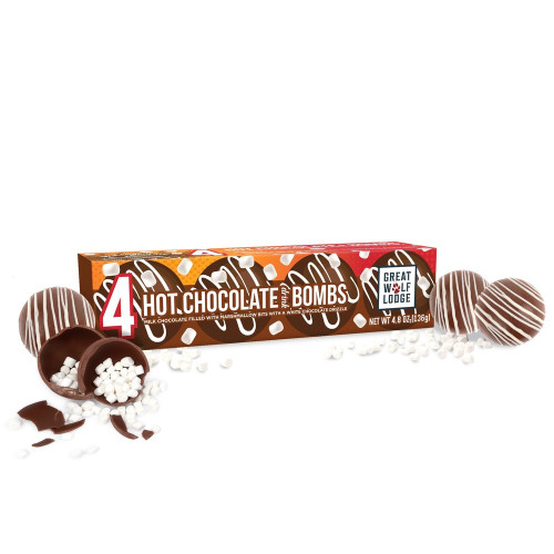 Hot Chocolate Bombs Gift Box – 4 or 6 Pack with Custom Logo Box