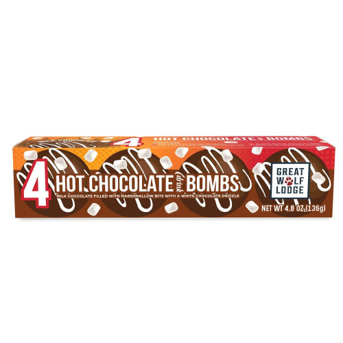 Hot Chocolate Bombs Gift Box – 4 or 6 Pack with Custom Logo Box