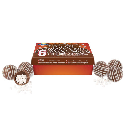 Hot Chocolate Bombs Gift Box – 4 or 6 Pack with Custom Logo Box