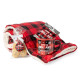 Cozy Winter Wishes Gift Set – Custom Logo Sherpa Blanket, Buffalo Check Mug, Cookies & Cocoa