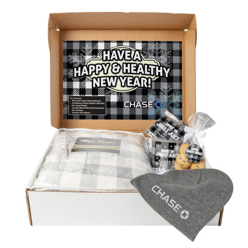All Bundled Up Winter Gift Set – Custom Logo Sherpa Blanket, Mug, Beanie, Cookies & Cocoa All Bundled Up Winter Gift Set – Custom Logo Sherpa Blanket, Mug, Beanie, Cookies & Cocoa