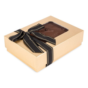 Edible Chocolate Box with Custom Logo Lid – Filled with Chocolate Tools, Chocolates or Truffles
