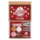 Hot Cocoa Bar Kit – Custom Logo Gift Mailer with Toppings & Optional Enamel Mugs