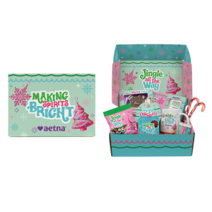 Holiday Haul Gift Mailer – Custom Logo Mug, Cocoa Bomb, M&M'S® Mix, Cookies & Holiday Treats