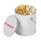 Custom Logo Popcorn Tin – 1, 2 or 3.5 Gallon Butter or Trio Popcorn