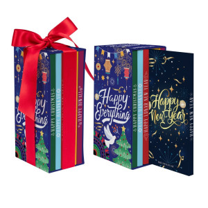 Chocolate Bar Bookcase Gift Box – Six 3 oz. Milk & Dark Chocolate Bars, Full Color Custom Box