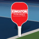 FlexStrike Lite Custom Fiberglass Pickleball Paddle with White Trim & White Handle
