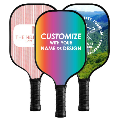 FlexStrike Lite Custom Fiberglass Pickleball Paddle with Black Trim & Black Handle FlexStrike Lite Custom Fiberglass Pickleball Paddle with Black Trim & Black Handle