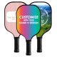 FlexStrike Lite Custom Fiberglass Pickleball Paddle with Black Trim & Black Handle FlexStrike Lite Custom Fiberglass Pickleball Paddle with Black Trim & Black Handle