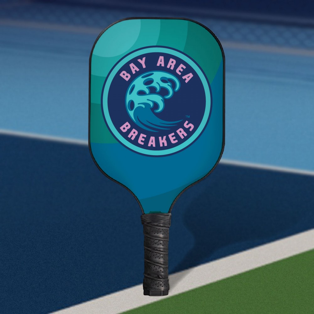Custom pickleball paddles with logo — branded paddles for corporate events