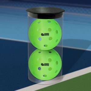Pickleball Tube with 40 Hole Outdoor Glow in the Dark Pickleballs