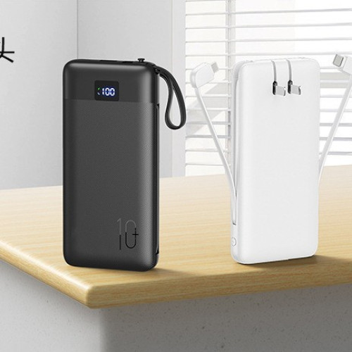 10,000 mAh ApexCharge  6-in-1 Custom Logo Power Bank