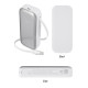 10,000 mAh Power Bank with Retractable Type-C Cable