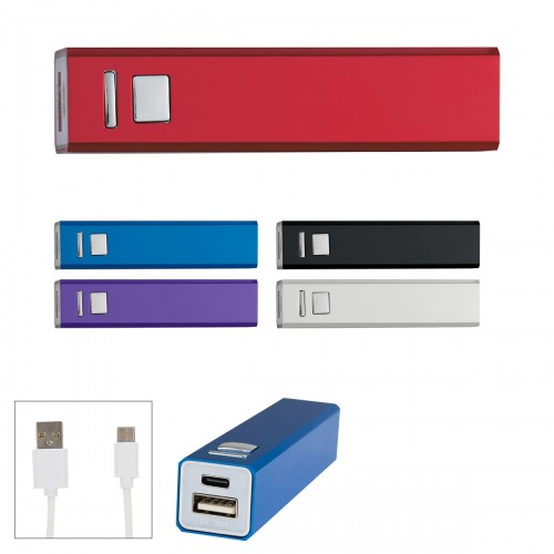 UL Listed 2,200 mAh On-The-Go Power Bank 2.0