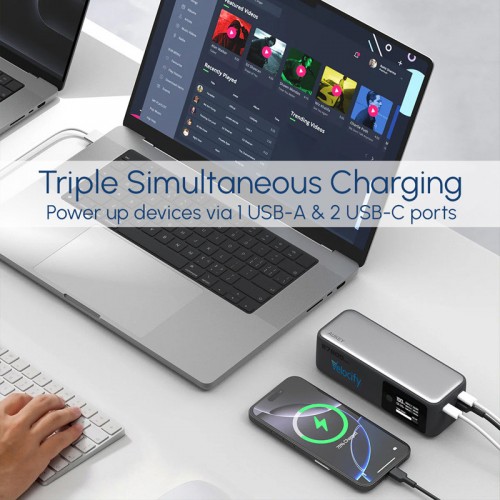 AUKEY 27,600 mAh 140W Ultra-Fast Charging Power Bank