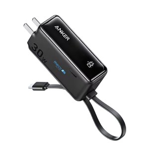 Anker® 3-in-1 Power Bank (30W, Fusion, Built-In USB-C Cable) Anker® 3-in-1 Power Bank (30W, Fusion, Built-In USB-C Cable)