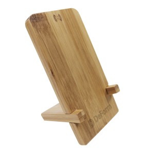 Bamboo Wireless Charger Phone Stand Bamboo Wireless Charger Phone Stand