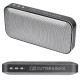 Cutter & Buck® Aluminum Suede Speaker and Power Bank