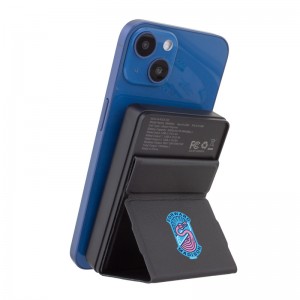 5,000 mAh Energizer® Mag-N-Kick™ Wireless Charger Power Bank and Phone Stand 5,000 mAh Energizer® Mag-N-Kick™ Wireless Charger Power Bank and Phone Stand