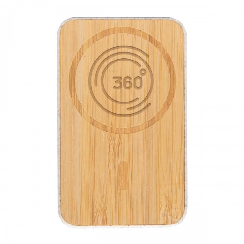 Mag Max Bamboo Wireless Charger Power Bank
