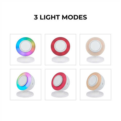 Oslo 3-in-1 Speaker, 15W Magnetic Charger, and Light
