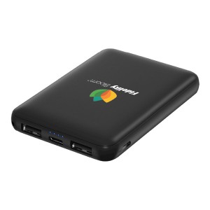 Pocket Power 5,000 mAh UL Mini Power Bank with Type C and Dual USB Ports Pocket Power 5,000 mAh UL Mini Power Bank with Type C and Dual USB Ports