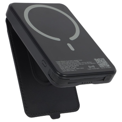 Prestige 5,000 mAh 20W Magnetic Wireless Power Bank with Card Holder & Find My Tracker