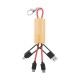 Bamboo Slider Multi-Charging Cables