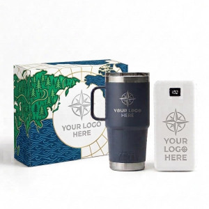 Premier Essentials Gift Set - Custom Logo YETI® Mug & Power Bank
